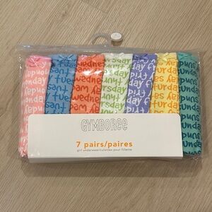 Gymboree Vibrant Days of the Week Girls' Underwear Set